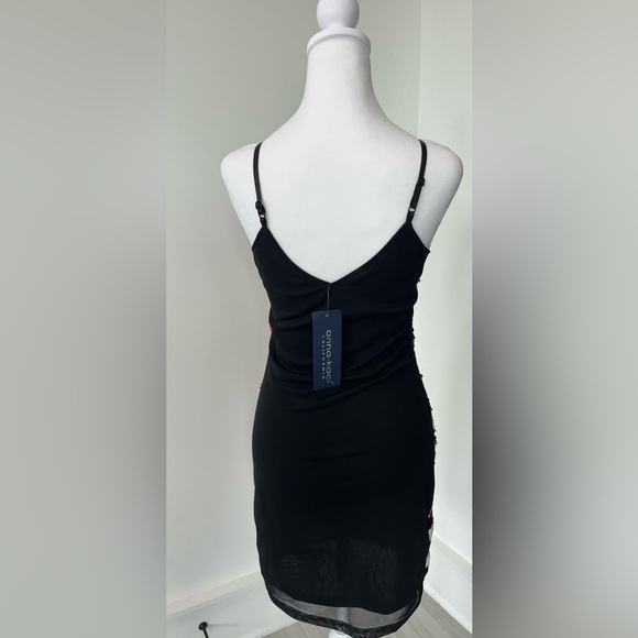 USA American Flag Patriotic Sequin Dress- Spaghetti Strap Sleeveless- XS - NWT - Picture 6 of 8